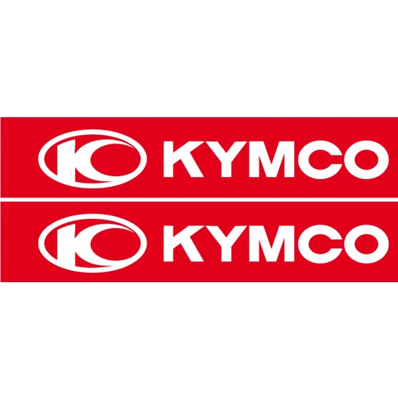 Kymco Logo Stickers Decals 2x