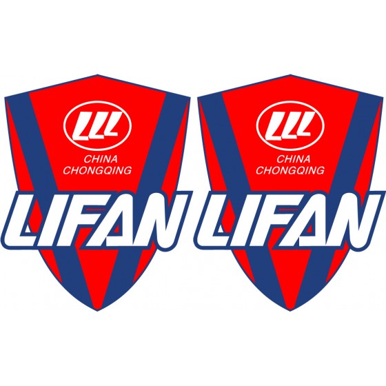 Lifan Logo Stickers Decals 2x