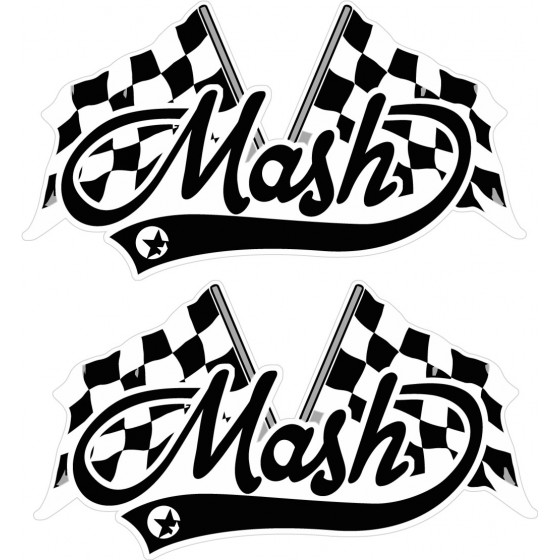 Mash Logo Flags Stickers...