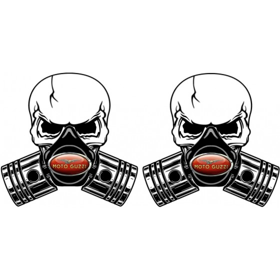 Moto Guzzi Logo Skull...