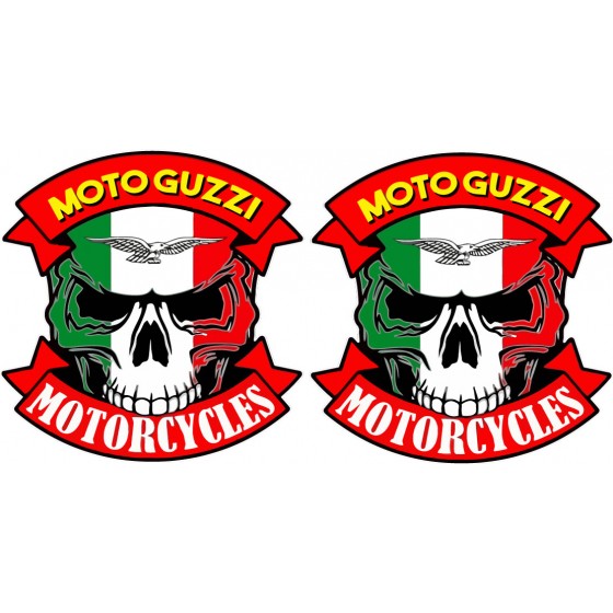 Moto Guzzi Logo Skull Style...