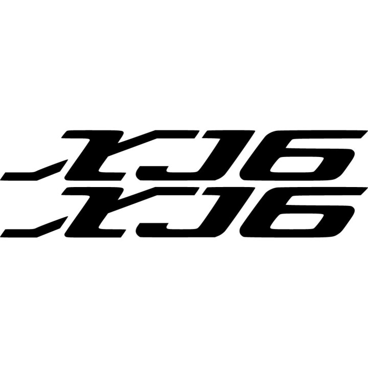 Yamaha XJ6 Naked Bike Stickers – Diversion Street Motorcycle Decals (2-Pack)