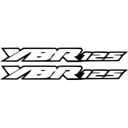 Yamaha Ybr 125 Die Cut Outline Stickers Decals - DecalsHouse
