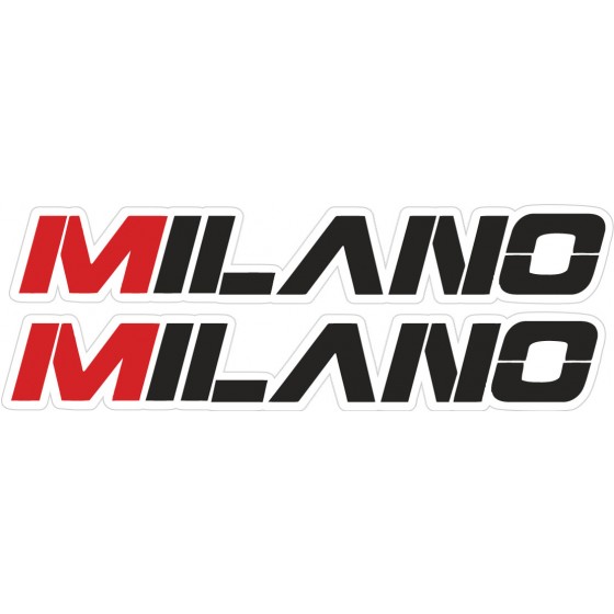 Moto Morini Milano Stickers Decals 2x - DecalsHouse