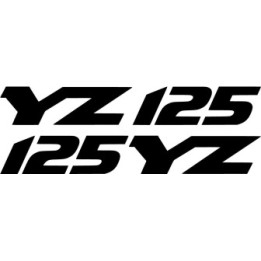 Yamaha Yz 125 Die Cut Stickers Decals - DecalsHouse