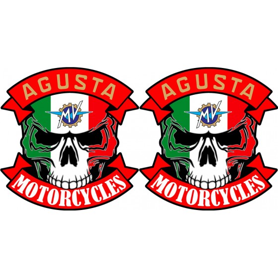 Mv Agusta Skull Stickers...