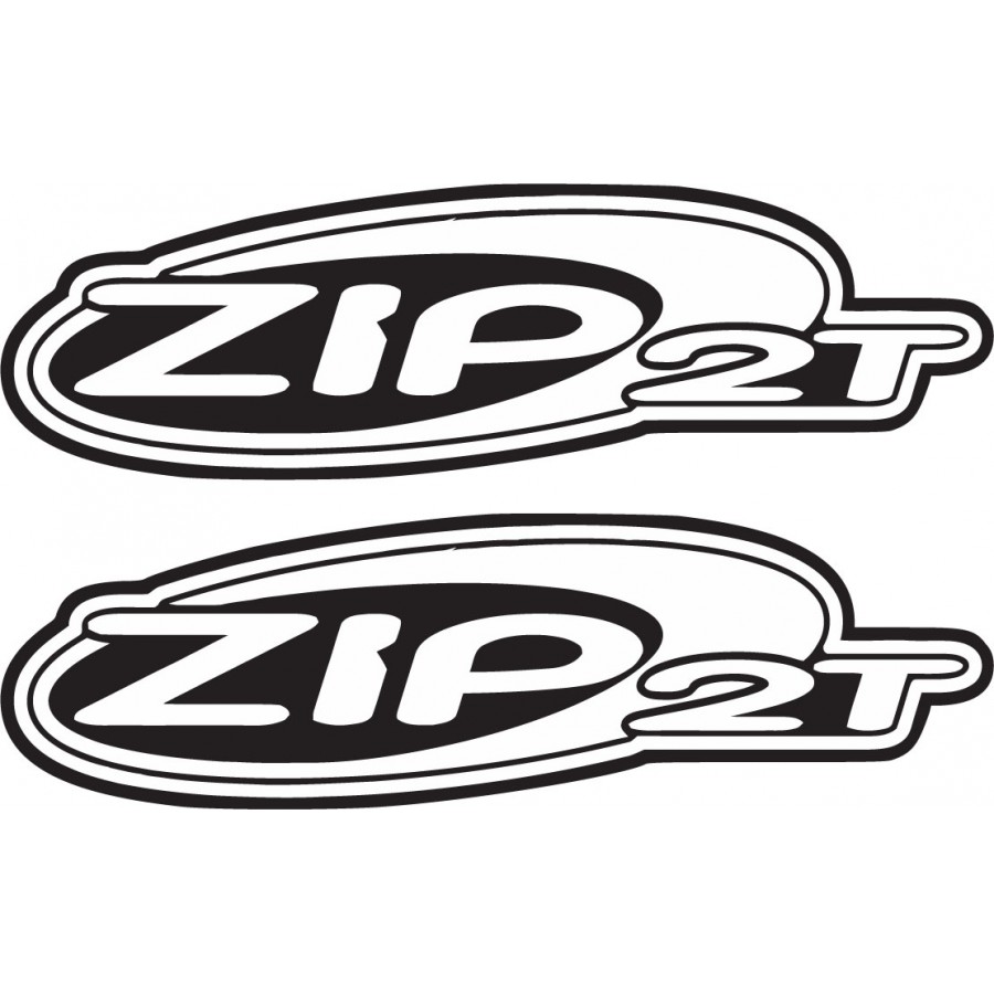 Piaggio Zip 2t Style 2 Stickers Decals 2x Decalshouse