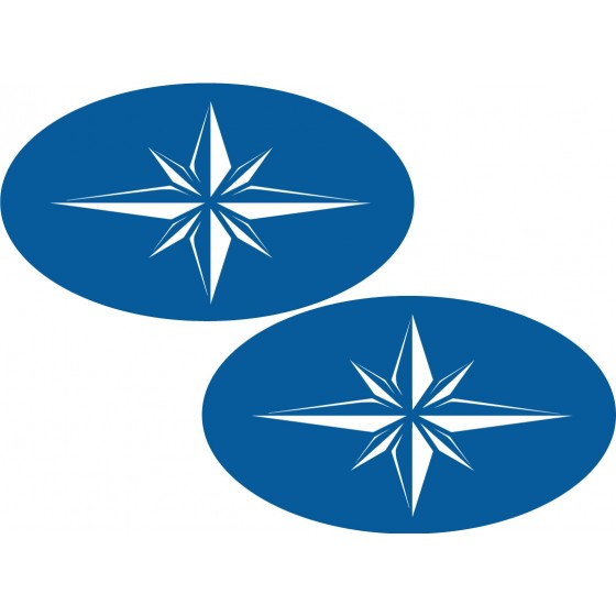 Polaris Logo Oval Stickers...