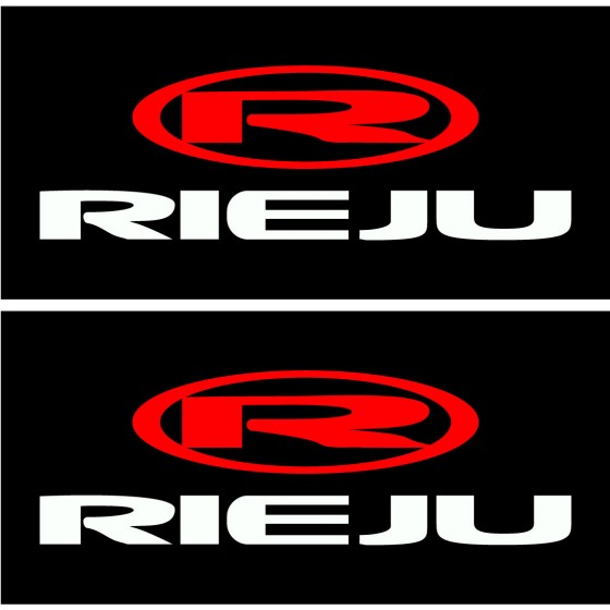 2x Rieju Logo Stickers Decals
