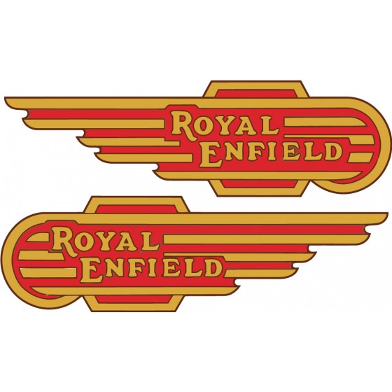 2x Royal Enfield Stickers...