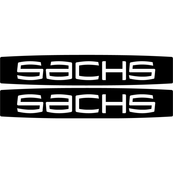 Sachs Logo Stickers Decals 2x