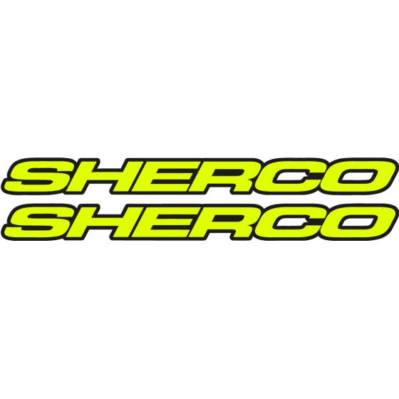 Sherco Logo Stickers Decals 2x