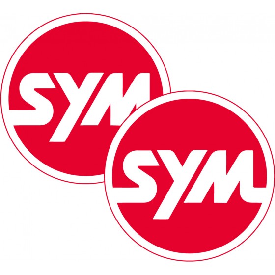 Sym Logo Round Stickers...
