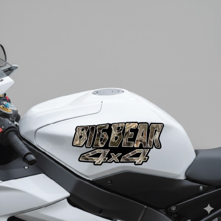 Yamaha Big Bear 4x4 Stickers Decals - DecalsHouse