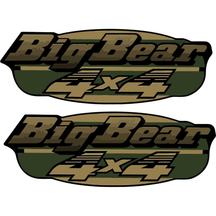 Yamaha Big Bear 4x4 Style 2 Stickers Decals - DecalsHouse