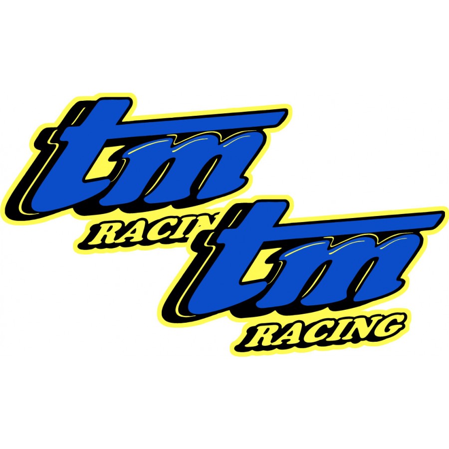 Tm Racing Logo Style 3 Stickers Decals 2x - DecalsHouse