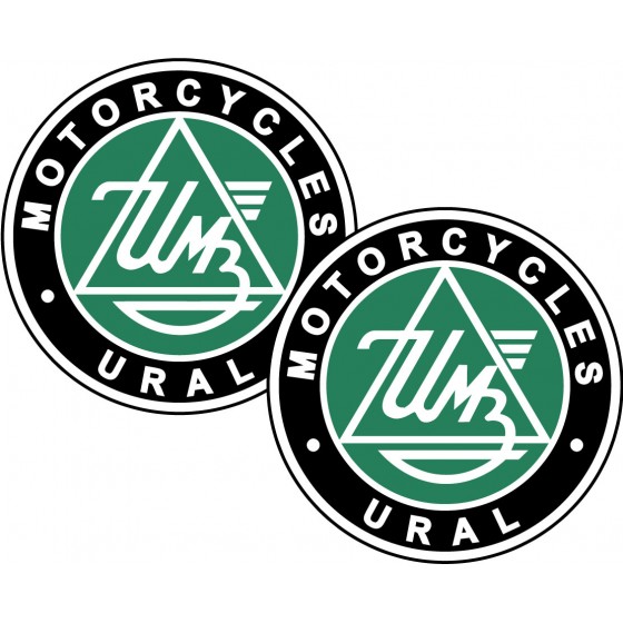 Ural Logo Round Stickers...