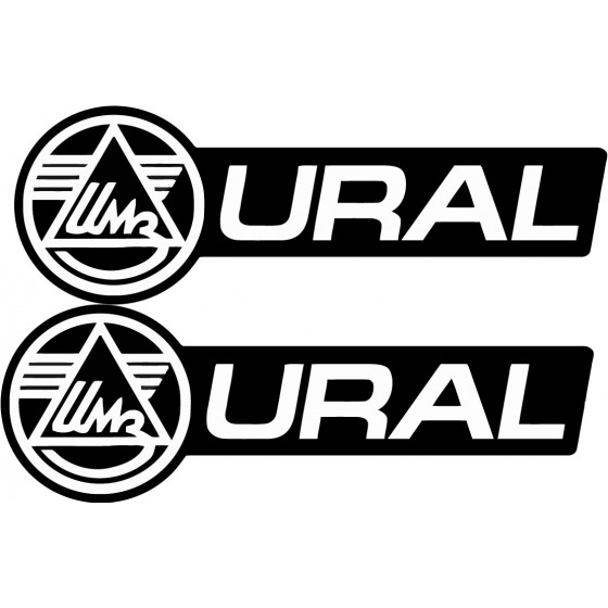 Ural Logo Stickers Decals 2x