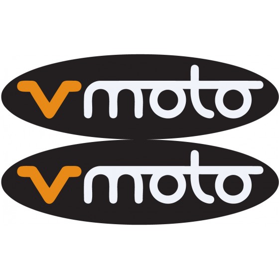 Vmoto Logo Stickers Decals 2x