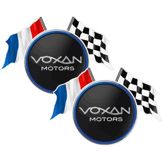 Voxan Logo Flags Stickers...