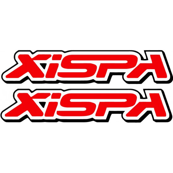 Xispa Logo Stickers Decals 2x