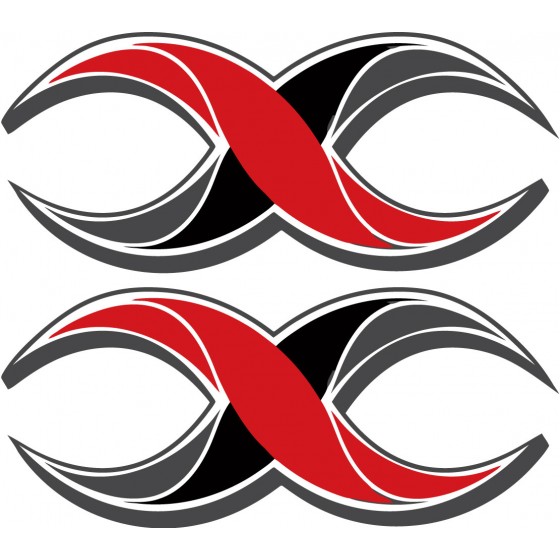 Xmotos Logo Stickers Decals 2x