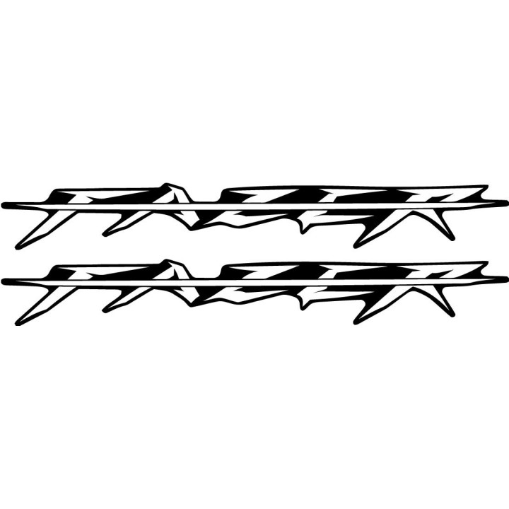 Yamaha Fazer Style 4 Stickers Decals - DecalsHouse