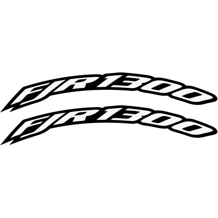 Yamaha Fjr 1300 Curved Stickers Decals - DecalsHouse