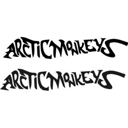 Arctic Monkeys Stickers – AM Indie Rock Decals (2-Pack)