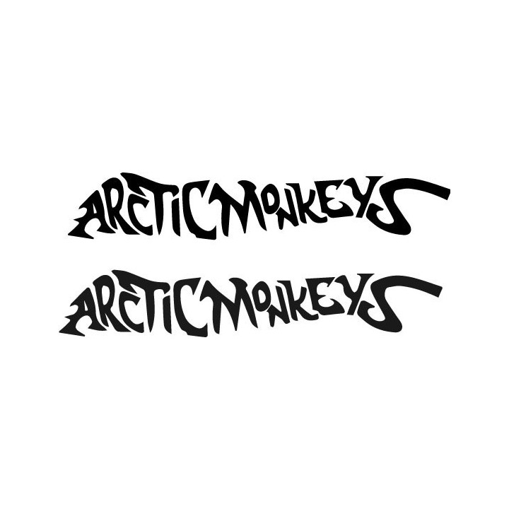 Arctic Monkeys Stickers – AM Indie Rock Decals (2-Pack)
