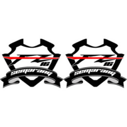 Yamaha Fz16 Badge Stickers Decals - DecalsHouse