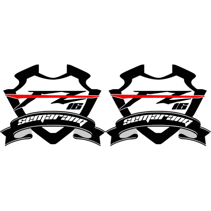 Yamaha Fz16 Badge Stickers Decals - DecalsHouse