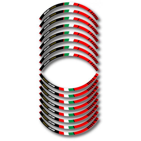 Ducati Corse Wheel Stripes...