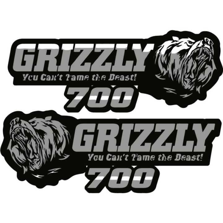 Yamaha Grizzly 700 Style 2 Stickers Decals - DecalsHouse