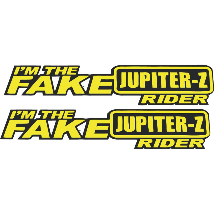 Yamaha Jupiter Z Fake Rider Stickers Decals - DecalsHouse