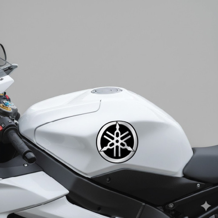 Yamaha Logo Dark [Converted] Stickers Decals - DecalsHouse