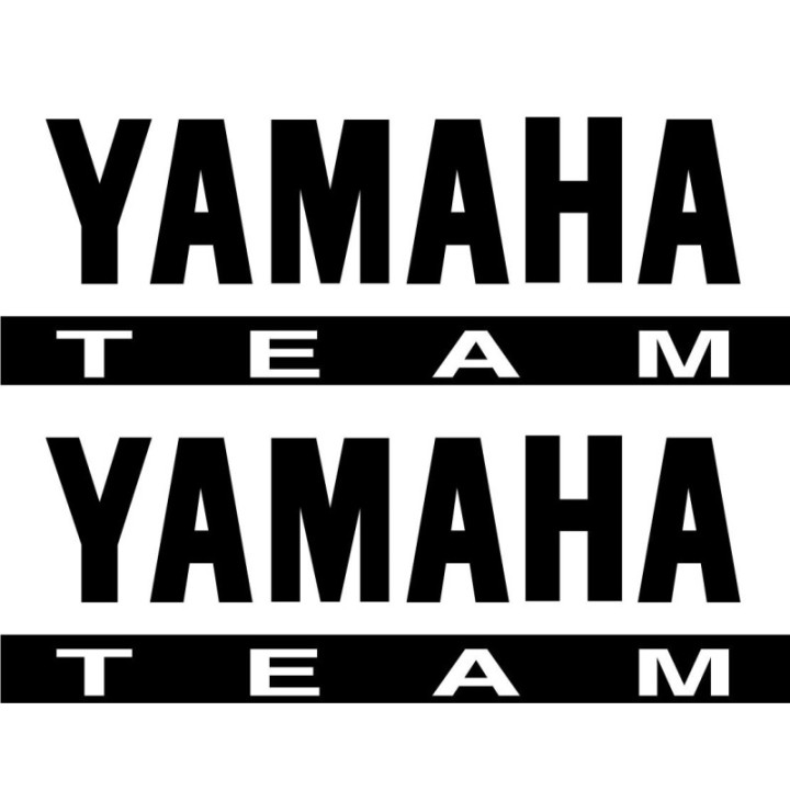 Yamaha Logo Team Stickers Decals - DecalsHouse