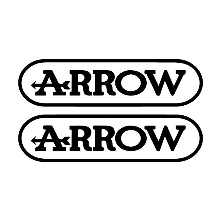 Arrow Fasteners Logo Stickers – Tools Brand Decals (2-Pack)