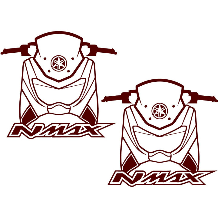 Yamaha Nmax Style 2 Stickers Decals - DecalsHouse