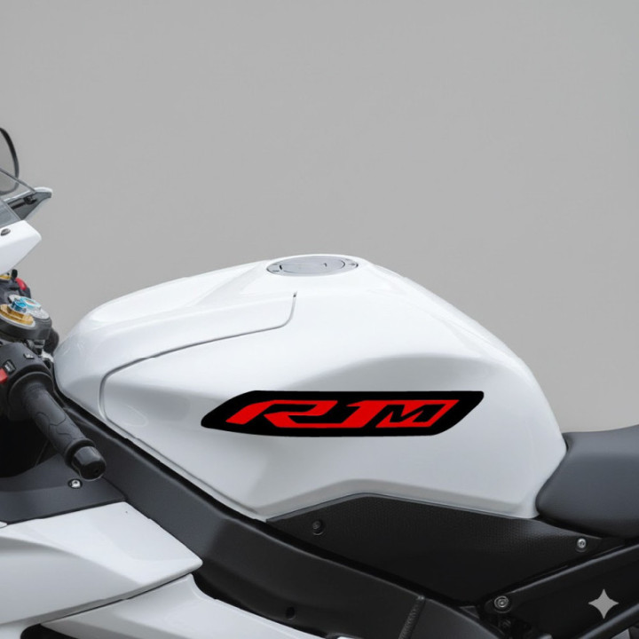Yamaha R1m Red Stickers Decals - DecalsHouse
