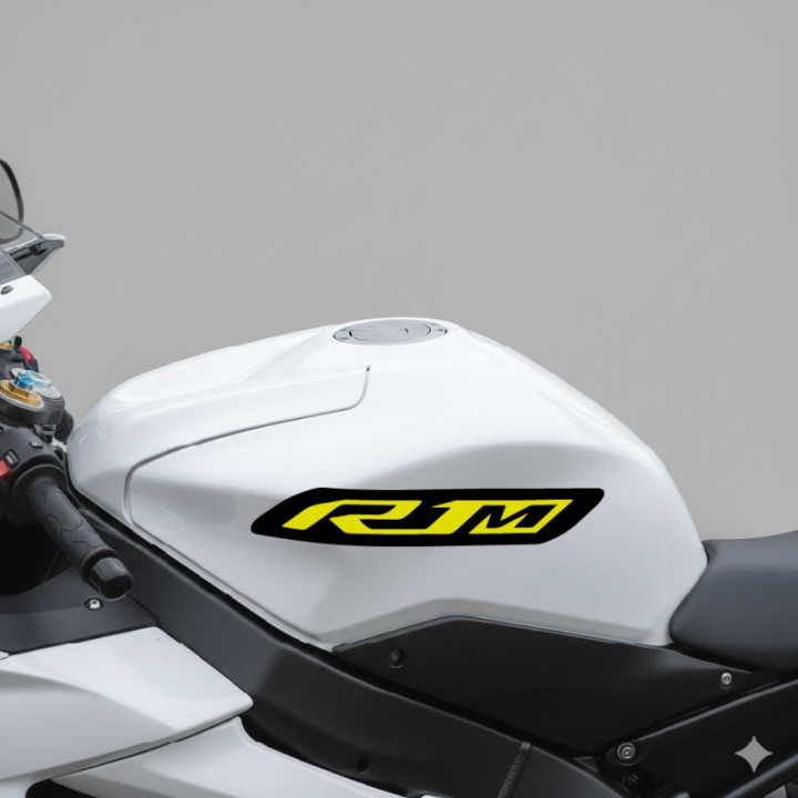 Yamaha R1m Yellow Stickers Decals - DecalsHouse