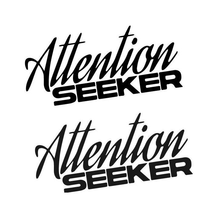 Buy Attention Seeker Decal Sticker Online