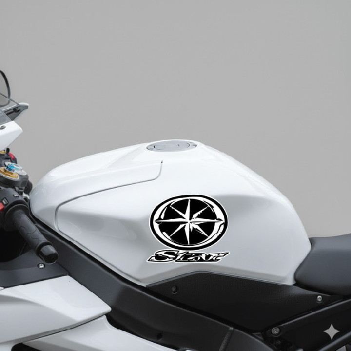 Yamaha Star Bolt Stickers Decals - DecalsHouse