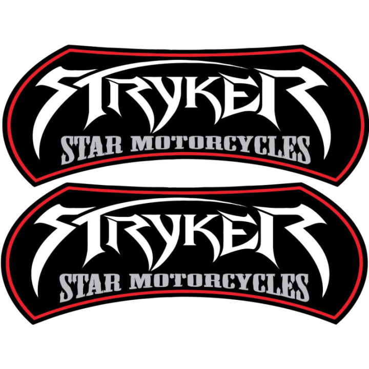 Yamaha Stryker Cruiser Stickers – Motorcycle Decals