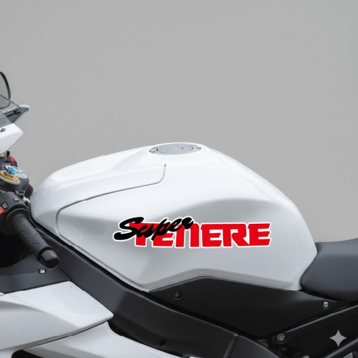 Yamaha Super Tenere Black Stickers Decals - DecalsHouse