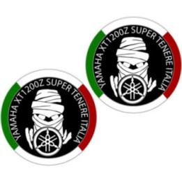 Yamaha Super Tenere Logo Italia Stickers Decals - DecalsHouse