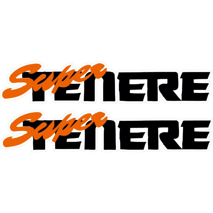 Yamaha Super Tenere Orange Stickers Decals - DecalsHouse