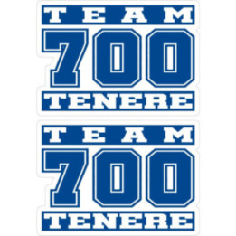 Yamaha Super Tenere Team 700 Blue Stickers Decals - DecalsHouse