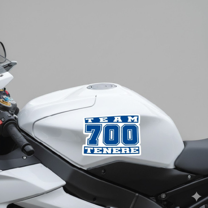 Yamaha Super Tenere Team 700 Blue Stickers Decals - DecalsHouse