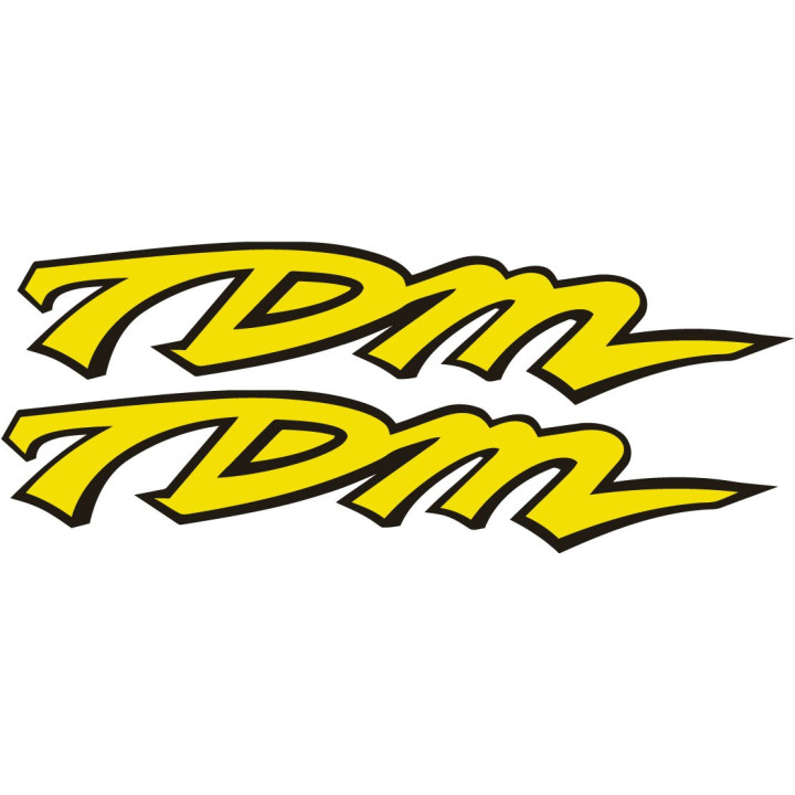 Yamaha Tdm Yellow Stickers Decals - DecalsHouse